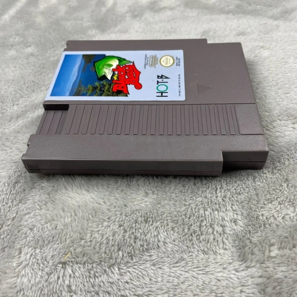 Black Bass Nintendo NES Authentic Original Tested Retro Vintage Video Game